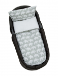 R&auml;tt Start - Elephant Eco, Bed Set, Stroller/Cot, Pink - Voodipesukomplektid - ONE SIZE
