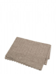 Smallstuff - Baby Blanket, Fishbone Merino Wool, Nature - Beebitekid - 100X90