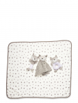 Carlo Baby - Fleecefilt Och Gosedjur Giftset Gr&aring; R&auml;v - Beebitekid - ONE SIZE