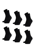 Danish Endurance - Bamboo Crew Socks 6-Pack - Tavalised sokid - 43-47