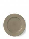 Lyngby Porcel&aelig;n - Rhombe Earth Frokosttallerken &Oslash;23 Cm Clay - Praetaldrikud - &Oslash; 23 CM