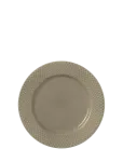 Lyngby Porcel&aelig;n - Rhombe Earth Lunch Plate &Oslash;23 Cm Clay - Praetaldrikud - &Oslash; 23 CM