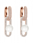 Marmara Sterling - Goldplated Pearl Earrings - Rippuvad k&otilde;rvar&otilde;ngad - ONE SIZE