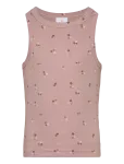 The New - Tnoreta Short S_L Rib Top - Varrukateta - 158/164