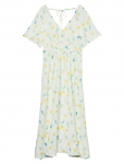 Vero Moda - Vmflora Olga Ss 7/8 Dress Wvn Ga - P&otilde;lveni ja midi - XS