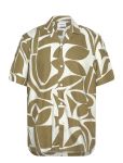 Lindbergh - Soft Viscose Linen Shirt S/S - L&uuml;hikeste varrukatega s&auml;rgid - S