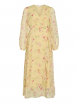 Vila - Viedee L/S Ankle Wrap Dress/Dc/Ka - P&otilde;lveni ja midi - 38