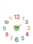 KARLSSON - Wall Clock Diy Chico Multi Colour - Kellad - &Oslash;:60CM