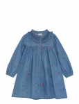 Minymo - Dress Ls W. Emb - Pikkade varrukatega vabaajakleidid - 122