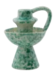 House Doctor - Candle Holder, Hddiva, Green - Teek&uuml;&uuml;nlajalad - 9.5X9.5X14CM