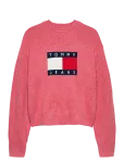 Tommy Jeans - Tjw Melange Flag Sweater Rib Ext - Džemprid - L