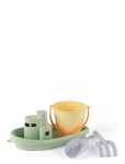 Dantoy - Pastel Recycled Boat & Sandset 4 Pcs - Liivam&auml;nguasjad - ONE SIZE