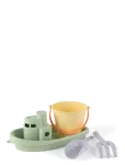 Dantoy - Pastel Recycled Boat & Sandset 4 Pcs - Liivam&auml;nguasjad - ONE SIZE