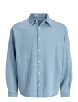 Jack & Jones - Jornorrebro Denim Shirt Ls Sn - Teksas&auml;rgid - XL