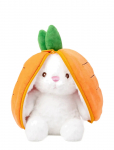 Teddykompaniet - Kanin I Morot Med Dragkedja - Pehmed loomad - 37 CM