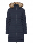 Superdry - Fuji Faux Fur Hood Mid Length - Polsterdatud mantlid - S