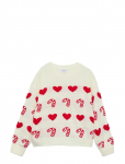 Vero Moda Girl - Vmcandyhearts Ls O-Neck Pull. Xmas Girl - Pulloverid - 122/128