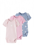 Name It - Nbfbody 3P Ss Swan Noos - L&uuml;hikeste varrukatega - 50
