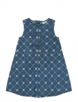 The New - Tnstine S_L Denim Dress - Varrukateta vabaajakleidid - 122/128