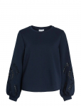 Vila - Visandy L/S Detail Sweat Top - Noos - Dressipluusid - XXL