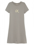 Calvin Klein - Metallic Print Ls A-Aline Dress - L&uuml;hikeste varrukatega vabaajakleidid - 164