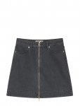 Mads N&oslash;rgaard - Luke Black Denim Riva Skirt - Teksaseelikud - 44
