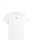 Tommy Hilfiger - Th Script Slim Ss Tee - L&uuml;hikeste varrukatega - S