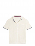 Tommy Hilfiger - Open Knit Shirt - L&uuml;hikeste varrukatega kootud polos&auml;rgid - XL