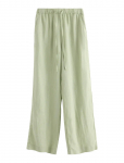 Lindex - Straight Bella Linen Trousers - Sirge s&auml;&auml;rega - 42