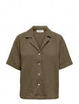 JDY - Jdytheis Life 2/4 Loose Shirt Wvn Noos - L&uuml;hikeste varrukatega - XL