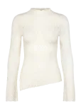 Gina Tricot - Asymmetric Lace Top - Pikkade varrukatega - S