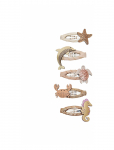 Mimi & Lula - 5 Clic Clacs - Mini Ocean Pearl - Juukseklambrid - ONE SIZE