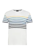 Armor Lux - Placed Striped T-Shirt - L&uuml;hikeste varrukatega - S