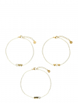 My Jewellery - Bracelet Set 3 Hearts - K&auml;eketid - ONE SIZE