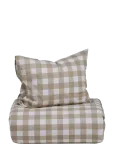 Noble House - Bed Set Recycled Grs Khaki Green 2-P - Voodipesukomplektid - 150X210;50X60CM