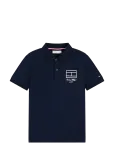 Tommy Hilfiger - Flag Outline Polo Ss - L&uuml;hikeste varrukatega polos&auml;rgid - 164