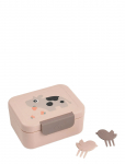 Done By Deer - Tiny Lunch Box W/Snack Picks Tiny Farm Powder - Beebitoidu konteinerid - 13X 11X H 6CM