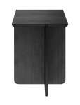 Blomus - Stool - 46 X 35 X 35 Cm - Engawa - Black - Taburetid ja pingid - L 35CM