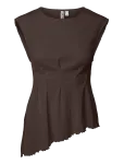 Pieces - Pcmalie Sl Asymetric Top Jrs D2D - Varrukateta - XS