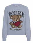 Ganni - Wool Crewneck Sweater - Džemprid - L