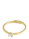 Pilgrim - Lulu Crystal Stack Ring Gold-Plated - S&otilde;rmused - ONE SIZE