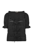 By Ti Mo - Poplin Bow Blouse - L&uuml;hikeste varrukatega - L