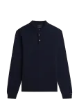 Tommy Hilfiger - Ny Merino L/S Polo - Pikkade varrukatega kootud polos&auml;rgid - L