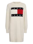 Tommy Jeans - Tjw Sweater Flag Dress Ext - Kootud kleidid - L