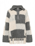 Ganni - Patchwork Fringe Sweater - Pulloverid - S/M