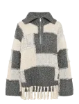 Ganni - Patchwork Fringe Sweater - Džemprid - S/M