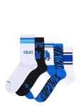 Happy Socks - 5-Pack Blue Sneaker Socks - Tavalised sokid - 41-46