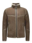 Belstaff - Highland Shearling Jacket Dark Dusty Taupe - Nahk - L