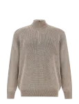 Paul & Shark - Men's Knitted Wool Zipped Sweater - Poolpika lukuga džemprid - XL