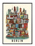 Martin Schwartz - Berlin Small Poster - Linnad ja kaardid - A3